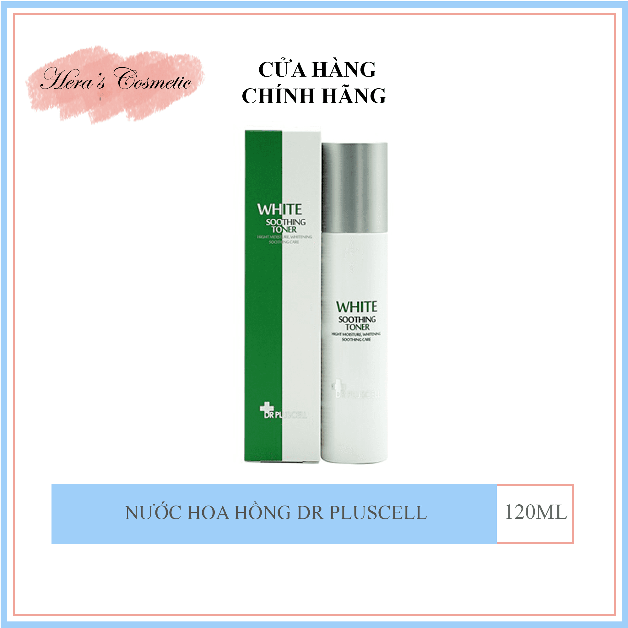 Nước hoa hồng - White Soothing Toner Dr Pluscell