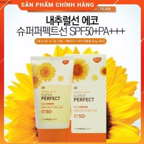 [HCM]XẢ KHO- Kem Chống Nắng The Face ShopKem Nền Dưỡng Trắng Da 50ml - HuyNhi Shop