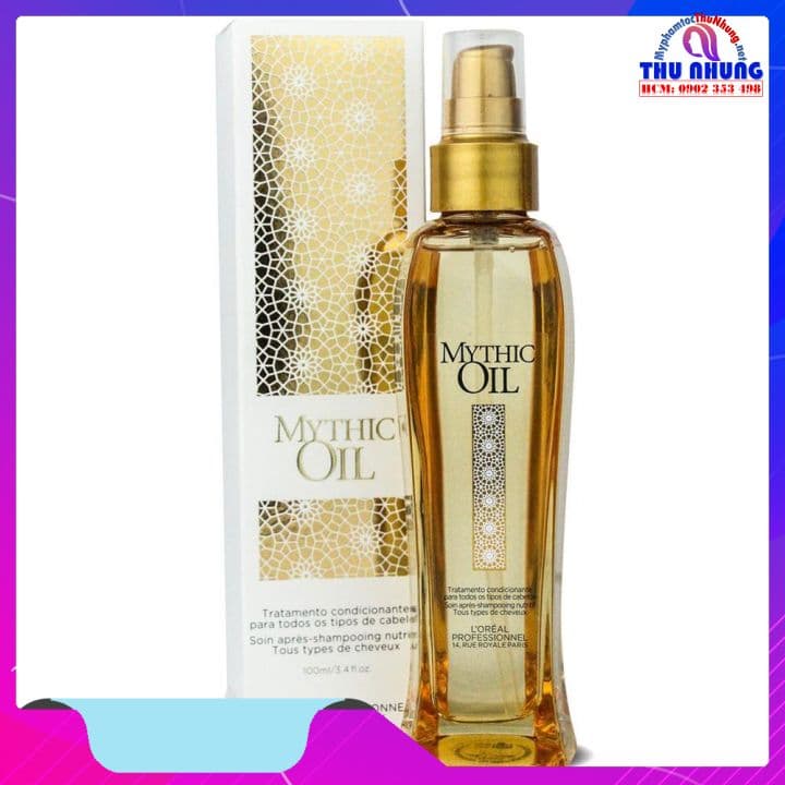 [HCM][LOREAL CHÍNH HÃNG] TINH DẦU DƯỠNG TÓC SIÊU MỀM MƯỢT MYTHIC OIL LOREAL CAO CẤP 100ML