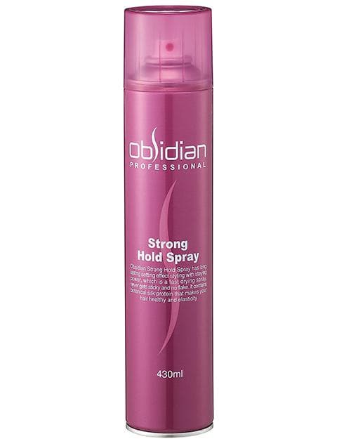 Gôm xịt tóc cứng Obsidian Strong Hold Spray Hàn Quốc 300ml