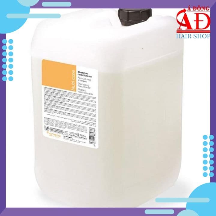 Can dầu gội 10L chuyên nghiệp cho Salon - Fanola Nutricare Restructuring shampoo