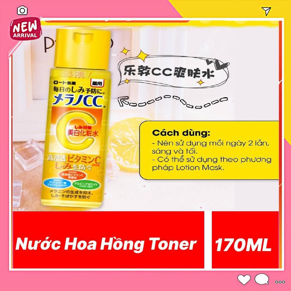 Nước Hoa Hồng - Toner Melano CC Anti-Spot White Lotion Toner Làm Trắng Da Dưỡng Da Cấp Ẩm Se Khít Lỗ Chân Lông