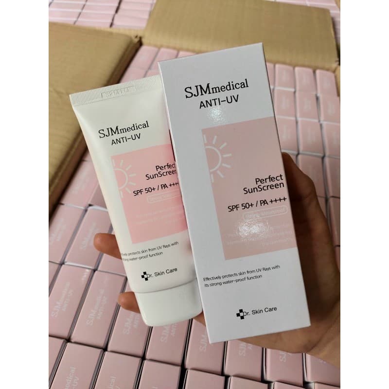 Kem Chống Nắng Nâng Tone Da SJM Medical Anti UV Perfect SunScreen SPF50+/PA++++ 60g - Hàn Quốc