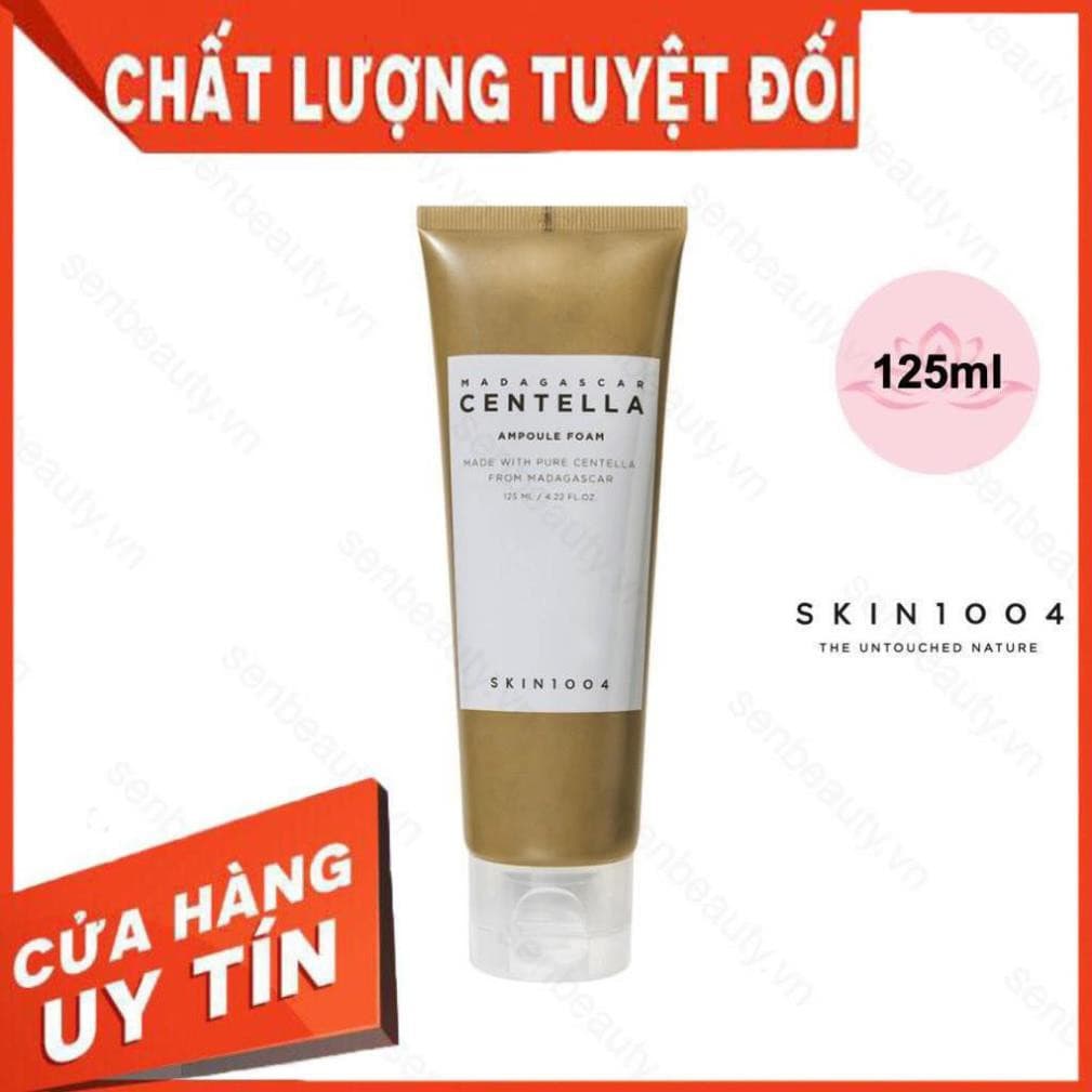 [HCM][Freeship] Sữa Rửa Mặt Mụn Dưỡng Ẩm Làm Sạch Da Madagascar Centella Ampoule Foam 125ml Chính Hãng