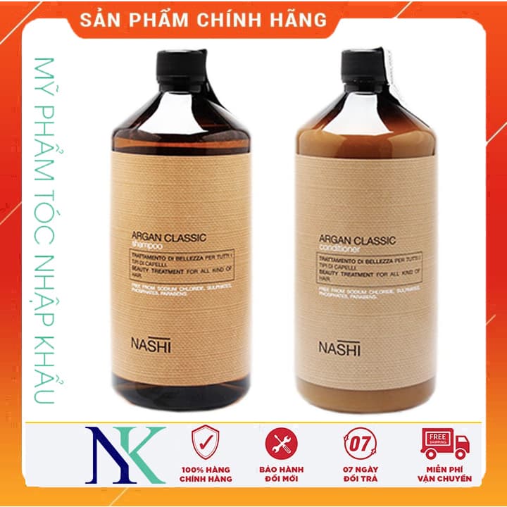 Dầu Gội Xã Phục Hồi Nashi Argan Classic 1000Ml