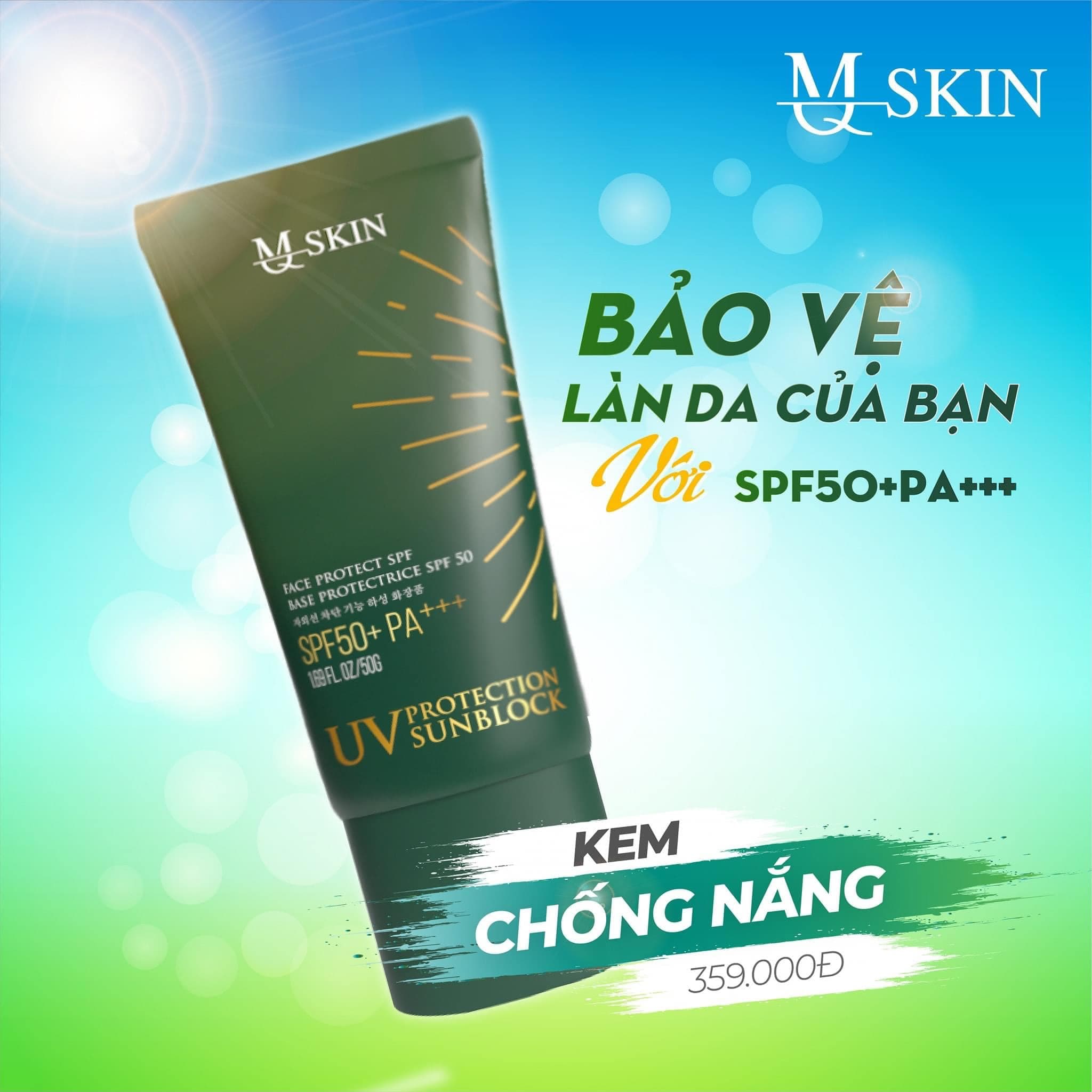 [HCM]KEM CHỐNG NẮNG MQ SKIN