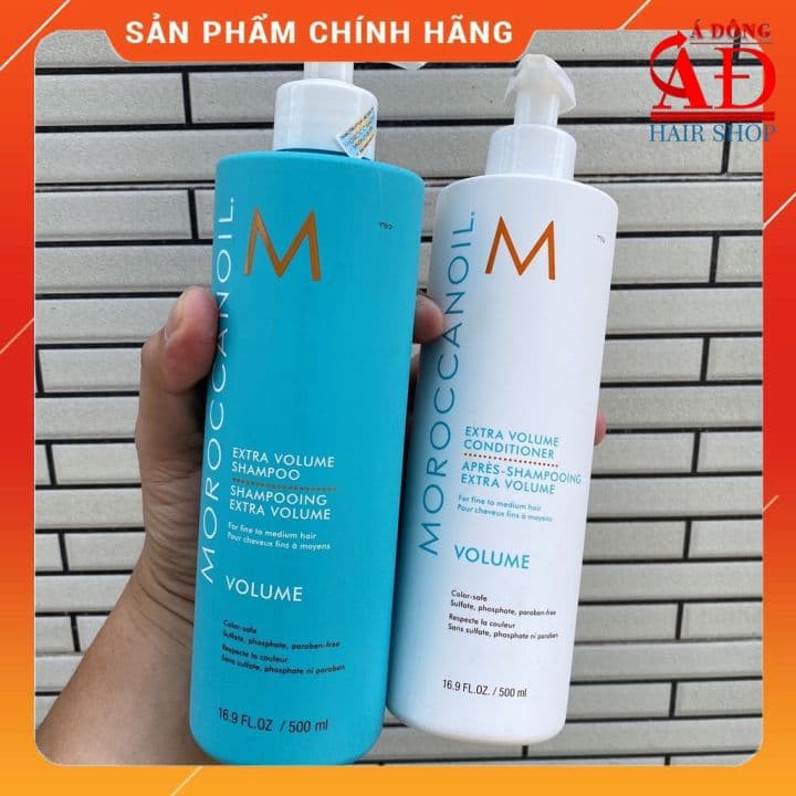 Moroccanoil Extra Volume shampoo Conditioner 500mlx2 - Bộ dầu gội xả tăng phồng tóc Israel