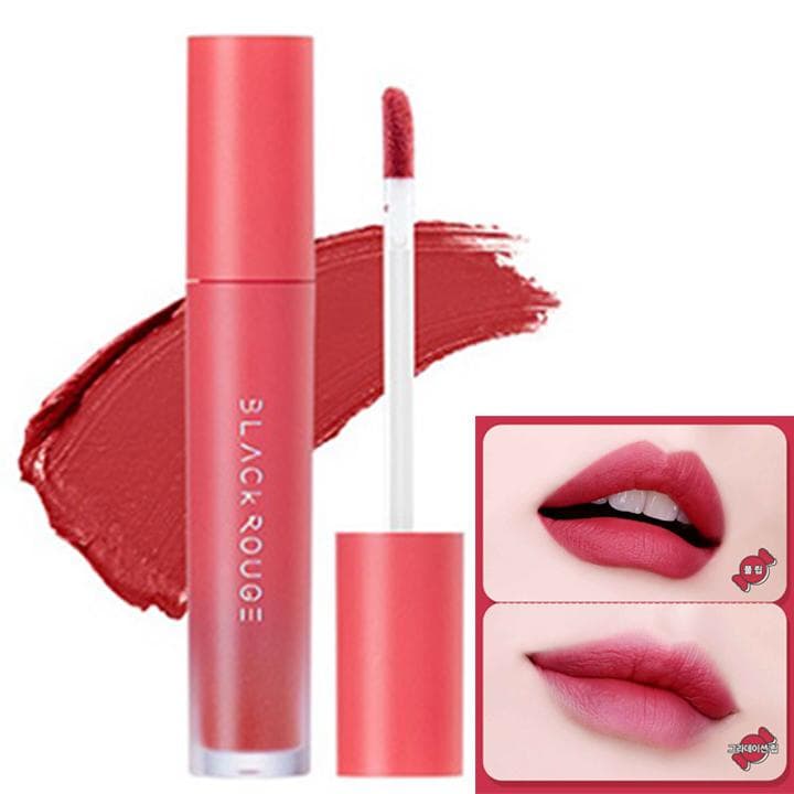 Son kem Black Rouge Air Fit Velvet Tint Hàn Quốc 4ml (S04 Cherry Berry: hồng tím)