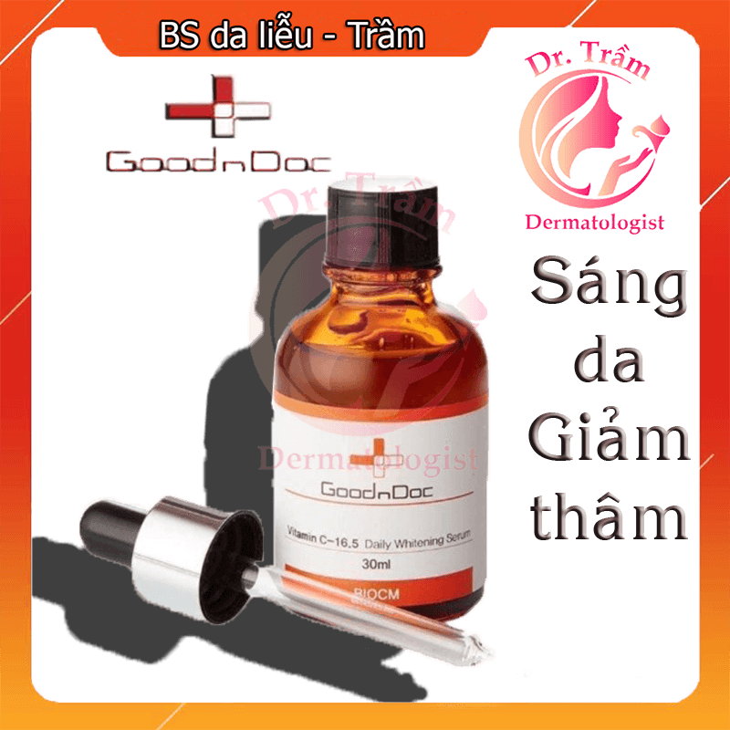 SERUM VITAMIN C GOODNDOC 16.5 SÁNG DA GIẢM THÂM TÀN NHANG
