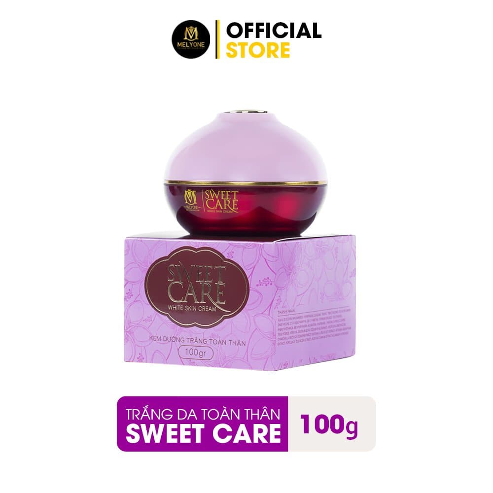 Kem Dưỡng Da BODY Trắng Sáng Và Chống Nắng Toàn Diện Hỗ Trợ Ngăn Ngừa Lão Hóa SWEET CARE BODY  - Mỹ Phẩm Cao Cấp MELYONE