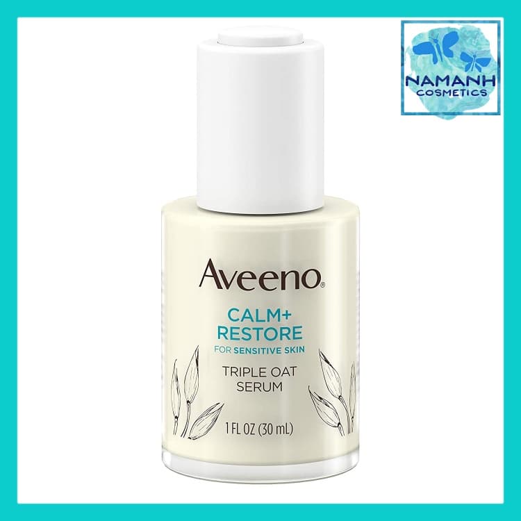 Serum dưỡng ẩm phục hồi cho da nhạy cảm Aveeno Calm + Restore Triple Oat Hydrating Face Serum 30m