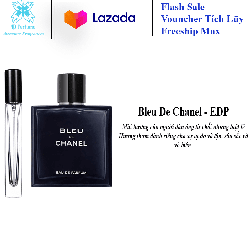 [HCM]Nước Hoa ??Chính Hãng?? Mẫu Chiết Nước Hoa Chính Hãng Chanel Bleu EDP (5ml-10ml) ??HOT??