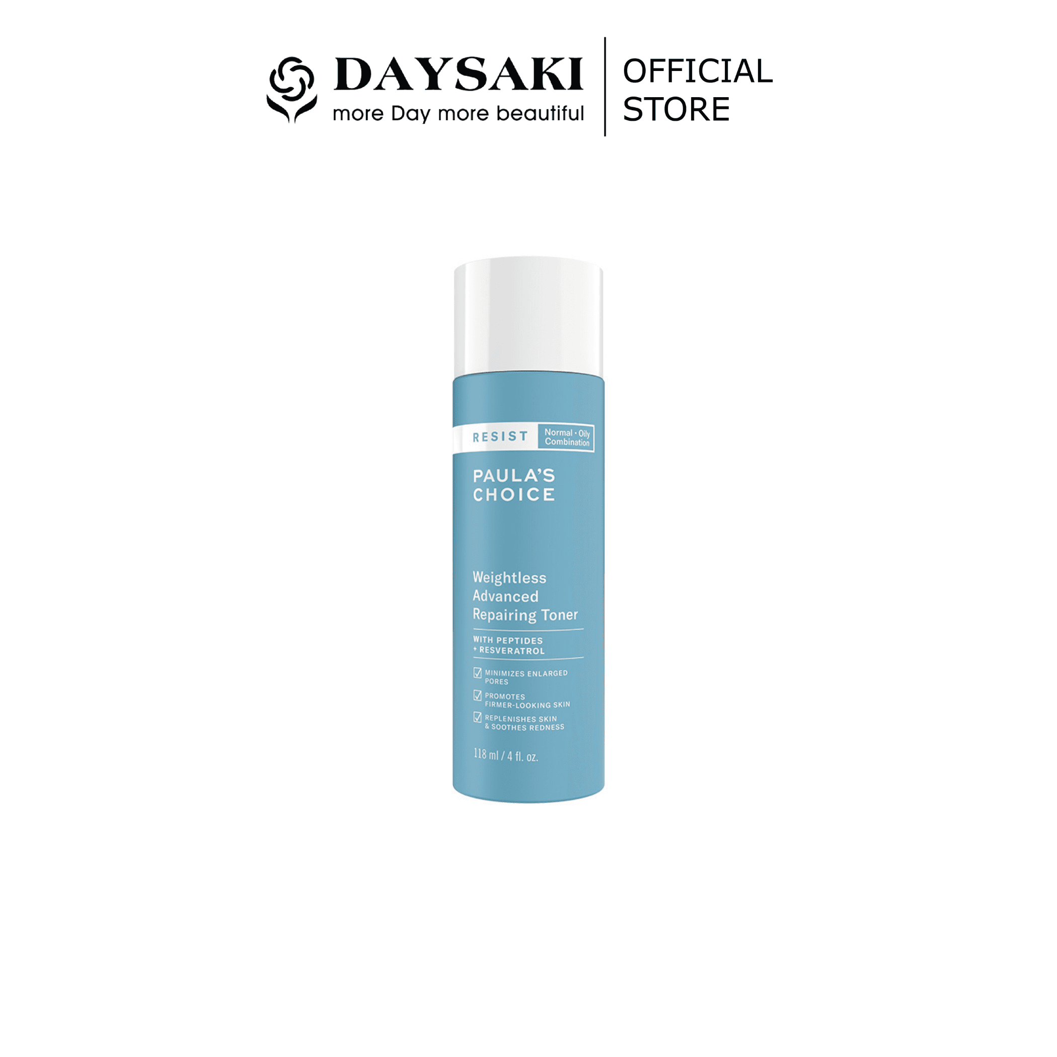 [HCM]Paulas Choice Toner Siêu Nhẹ Cho Làn Da Dầu & Lão Hóa Resist Weightless Advanced Repairing Toner 118ml