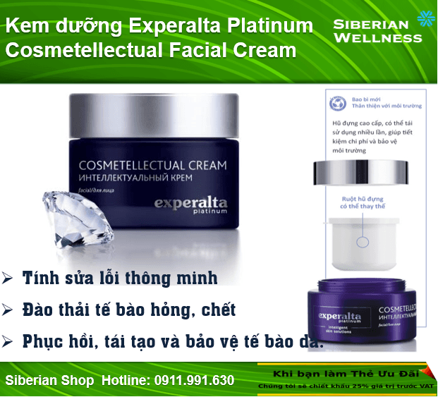 [HCM]Kem dưỡng Experalta Platinum Cosmetellectual Facial Cream - Experalta Platinum