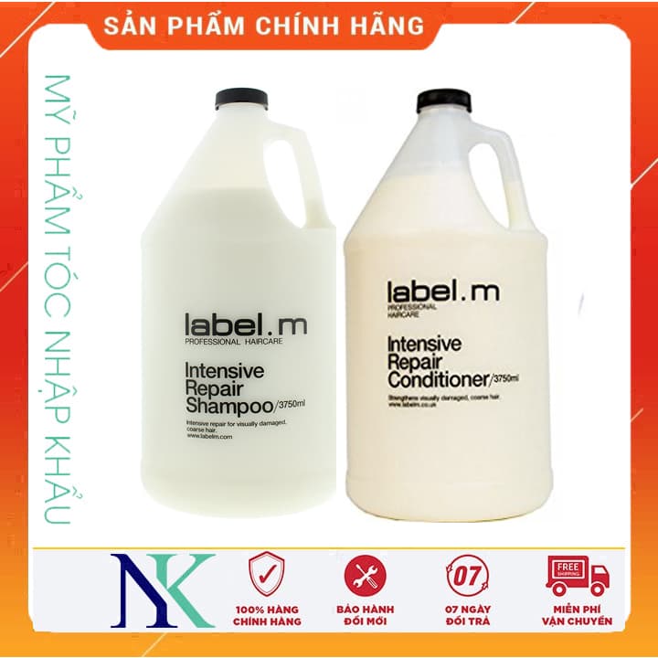[HCM]Dầu Gội Xã Phục Tóc Hư Tổn Label.M Intensive 3750Ml
