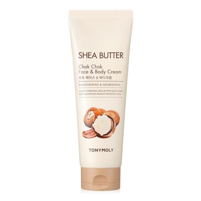 Kem dưỡng da dưỡng ẩm cho mặt và toàn thân TonyMoly Shea Butter Chok Chok Face & Body Cream 250ml