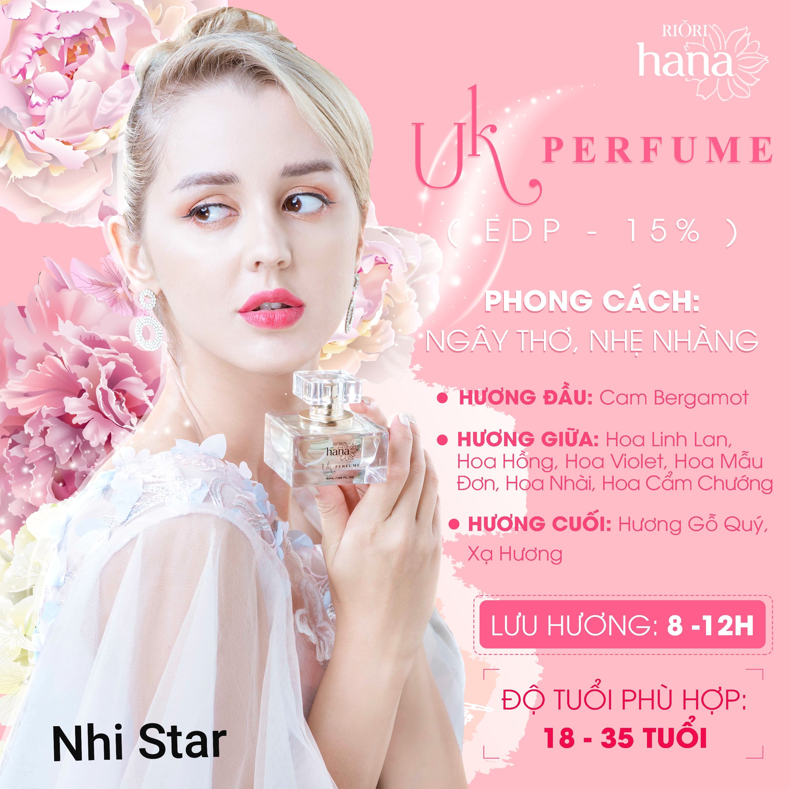 Nước Hoa Riori UK Perfume 50ml