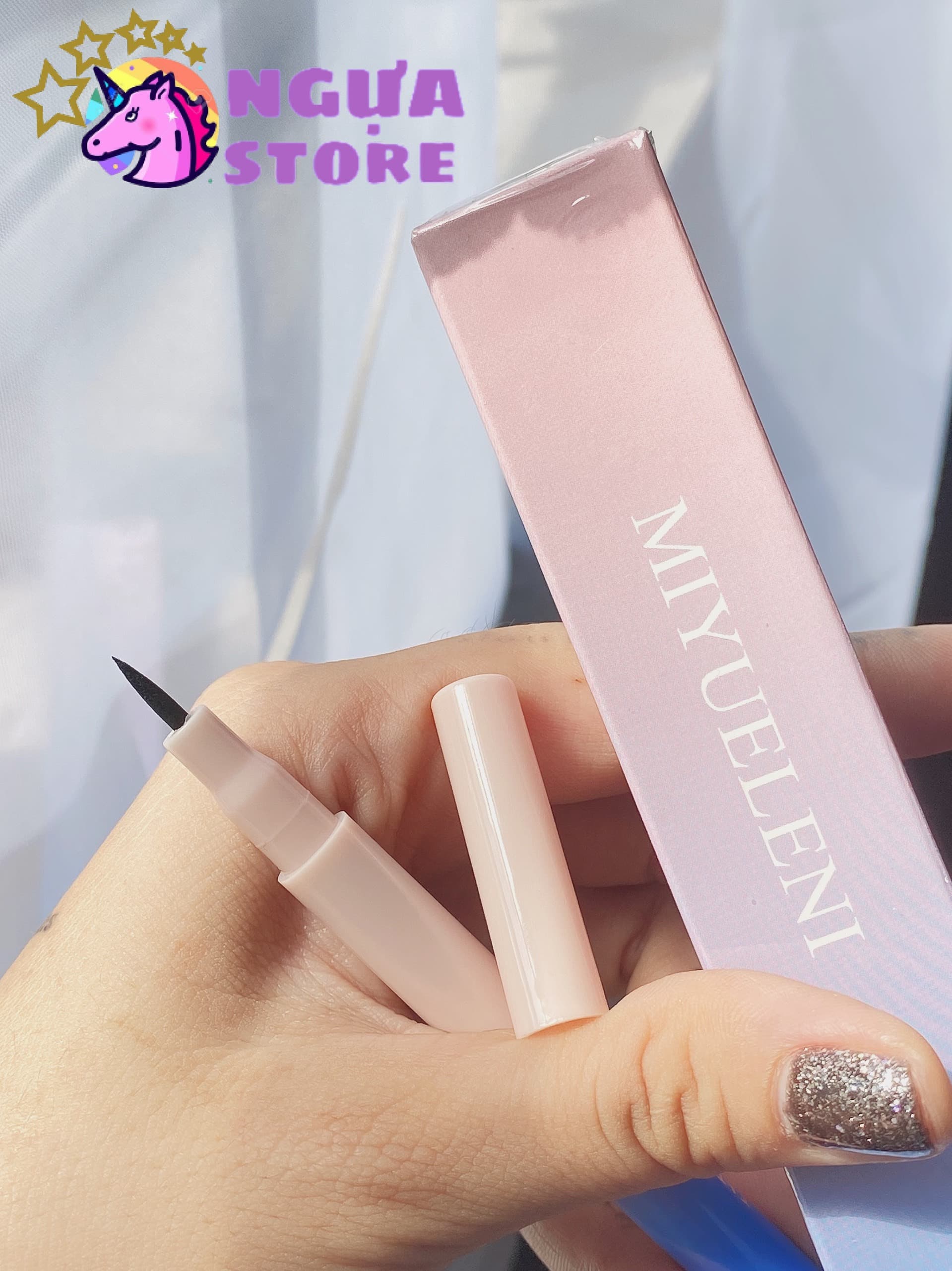 Bút Kẻ Mắt HỒNG HỘP MIYUELENI eyeliner chống nước lâu trôi thanh mãnh dễ dùng nội địa chính hãng sỉ rẻ