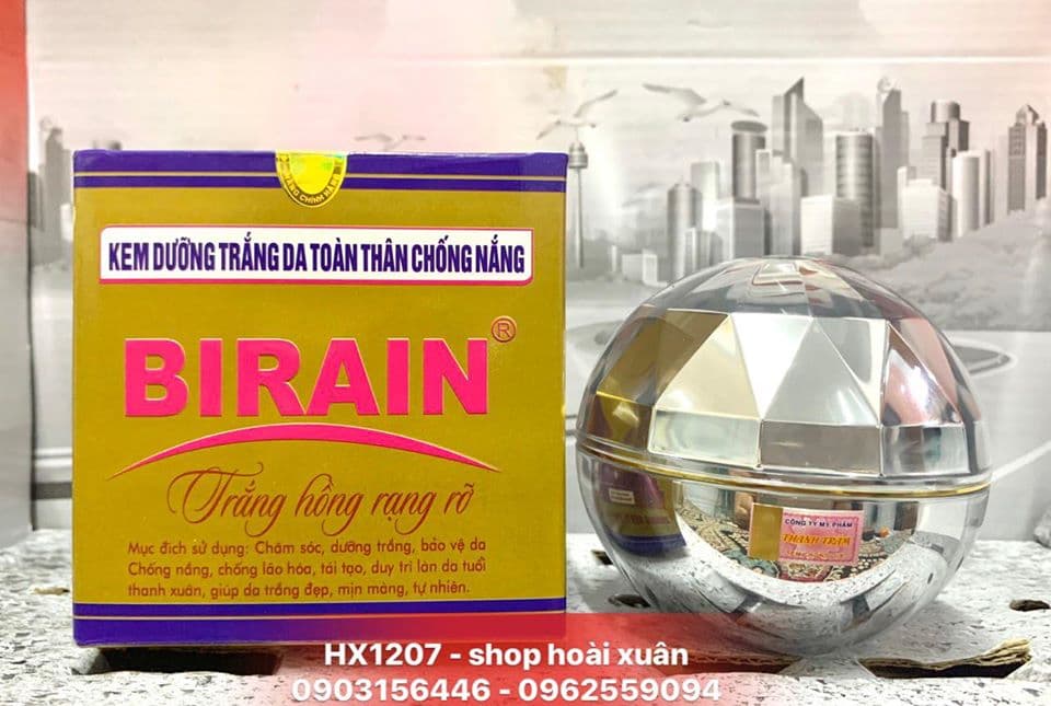 [HCM]Kem dưỡng trắng da toàn thân chống nắng Birain kem thanh trâm - HX1207