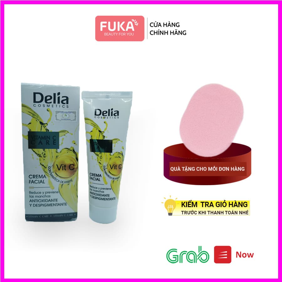 Kem dưỡng trắng da DELIA - Dưỡng trắng da tinh chất vitamin C cao cấp
