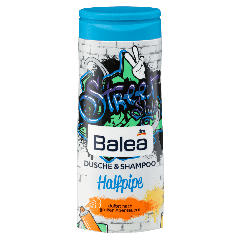 Sữa Tắm Gội Balea Dusche & Shampoo Halfpipe
