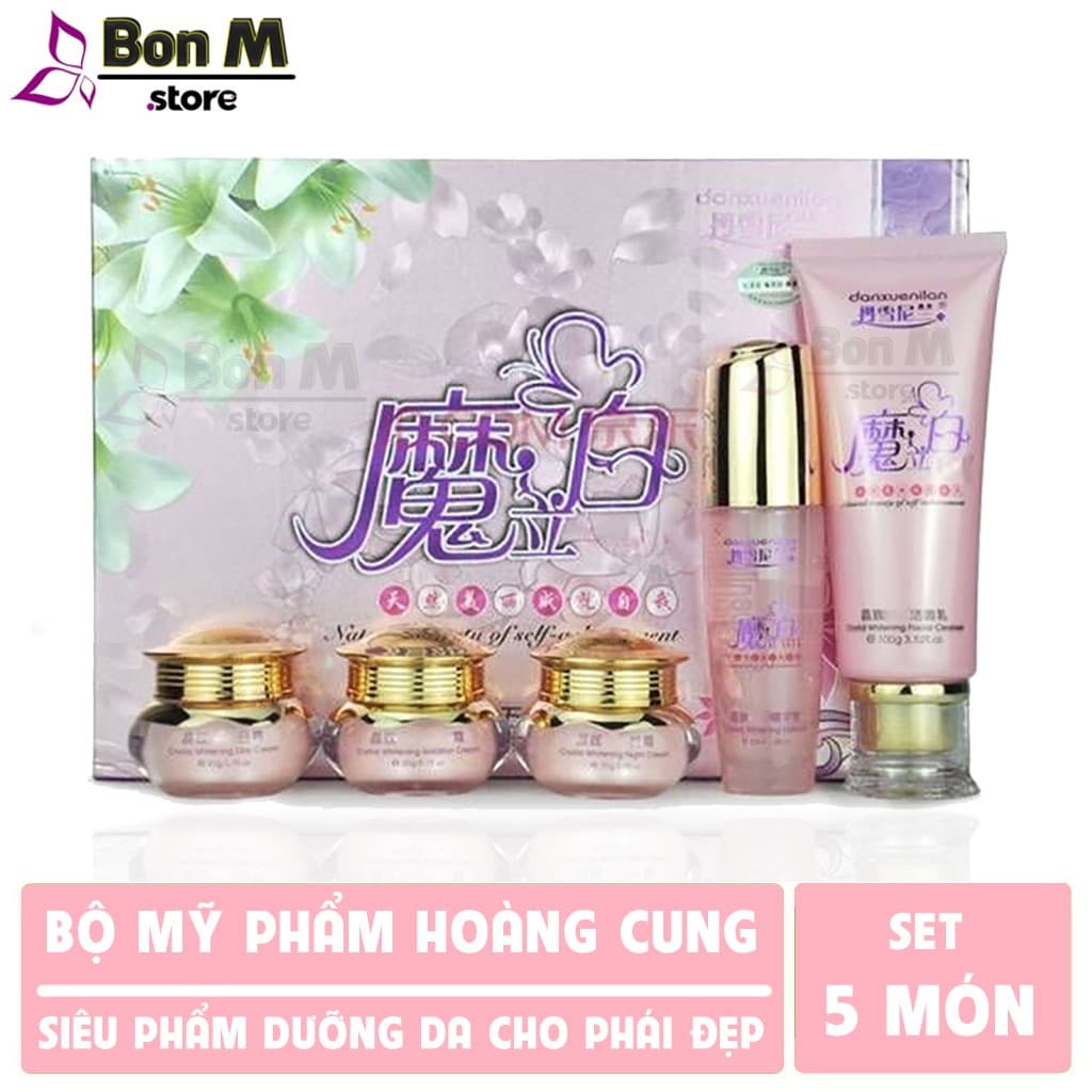 Hoàng Cung Hồng 5in1 Danxuenilan Tặng 3 Kem Mini - Bộ Dưỡng Chăm Sóc Da