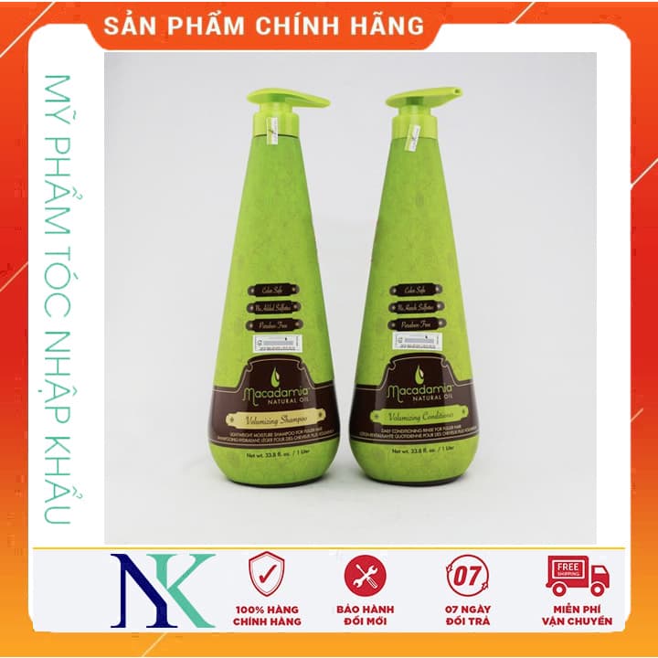 [HCM]Dầu Gội Xã Tăng Phồng Macadamia Volume 1000Ml