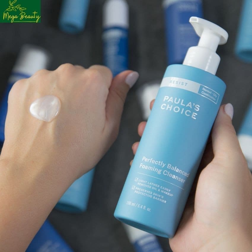 Paulas Choice Resist Perfectly Balanced Foaming Cleanser 190ml Sữa rửa mặt Paula Choice cân bằng da hoàn hảo