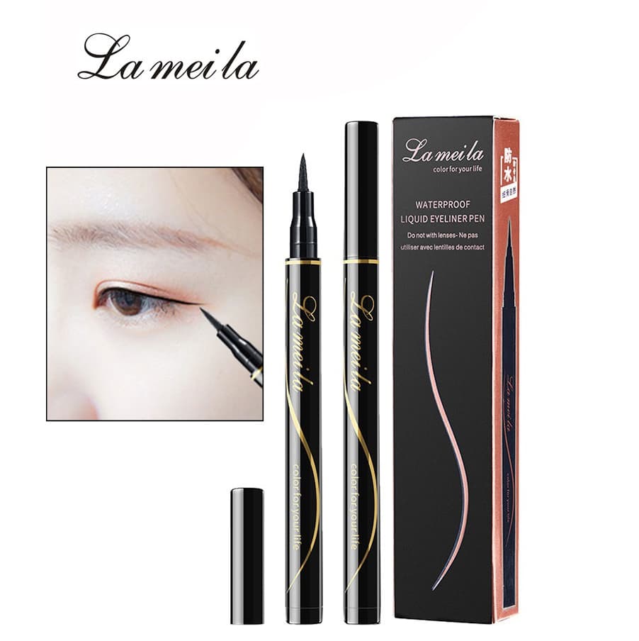 Bút kẻ mắt nước Lameila Eyeliner Pen - Dụng cụ trang điểm. Bút kẻ viền mắt bền màu không trôi không thấm nước