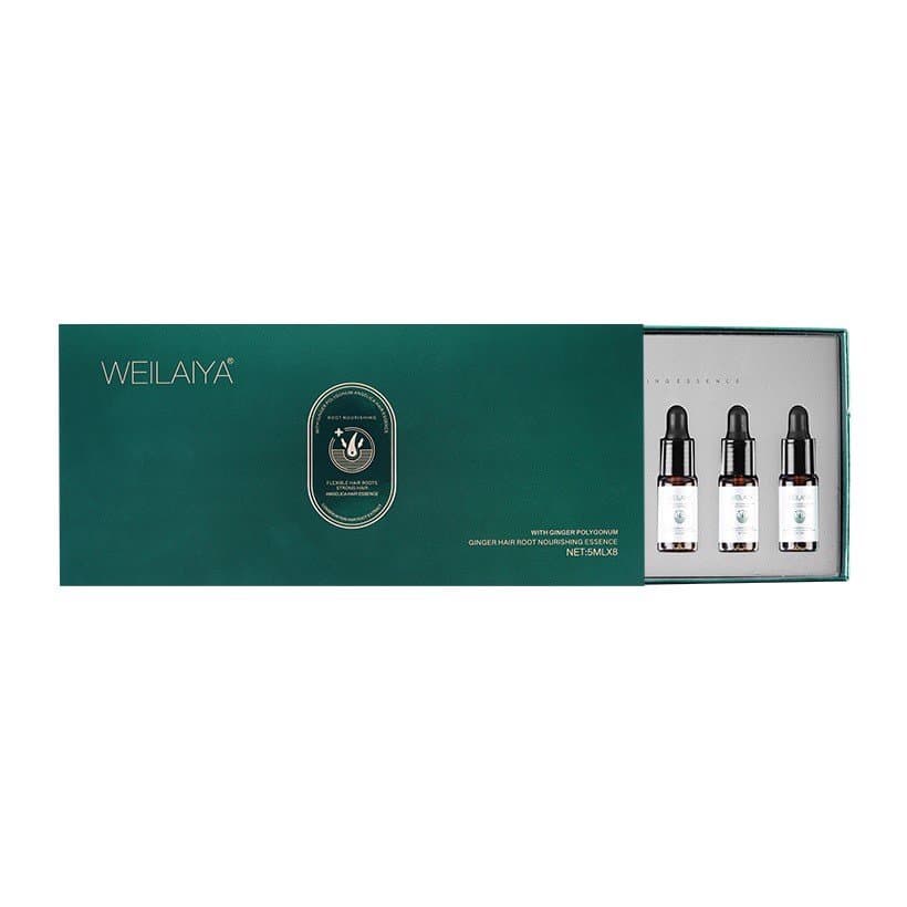 [HCM][HỘP 8 LỌ X 5ML] Huyết thanh Serum kích mọc tóc làm dày tóc Weilaiya Ginger Hair Root Nourishing Essence