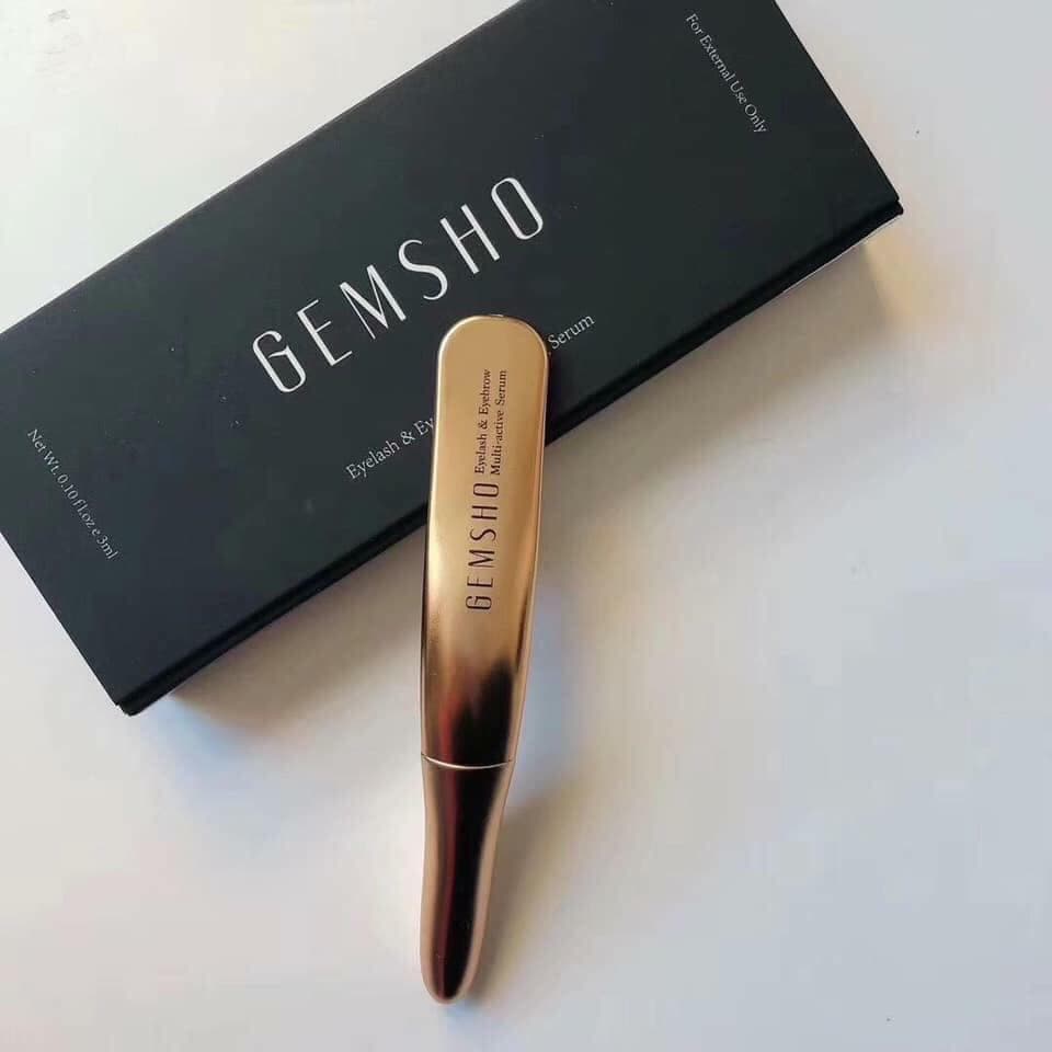 [HCM]Serum dưỡng dài mi Gemsho Eyelash và Eyebrow 3ml Mỹ mẫu mới