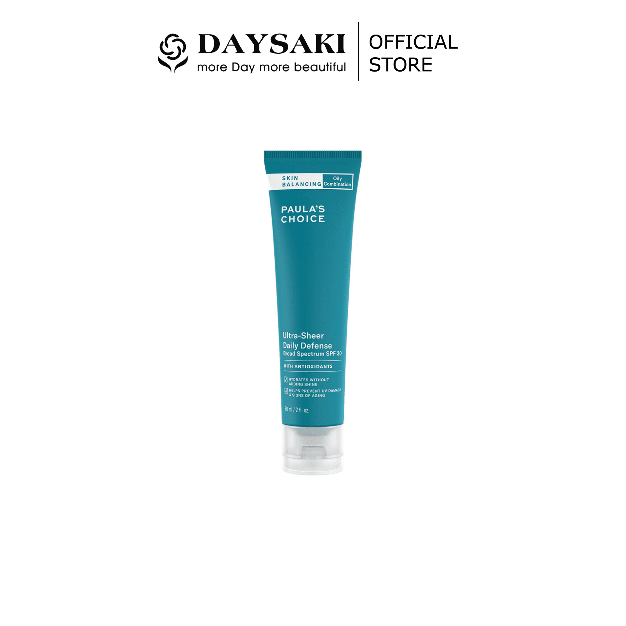 [HCM]Paulas Choice Kem Dưỡng Ngày Bảo Vệ Và Cân Bằng Da Skin Balancing Ultra - Sheer Daily Defence Broad Spectrum SPF 30 60ml