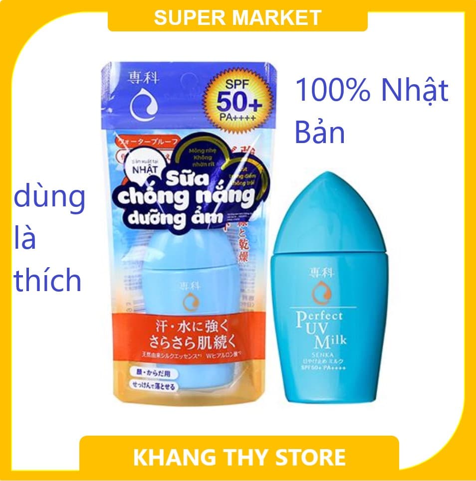 Kem chống nắng dạng sữa Senka Perfect UV Milk 40ml