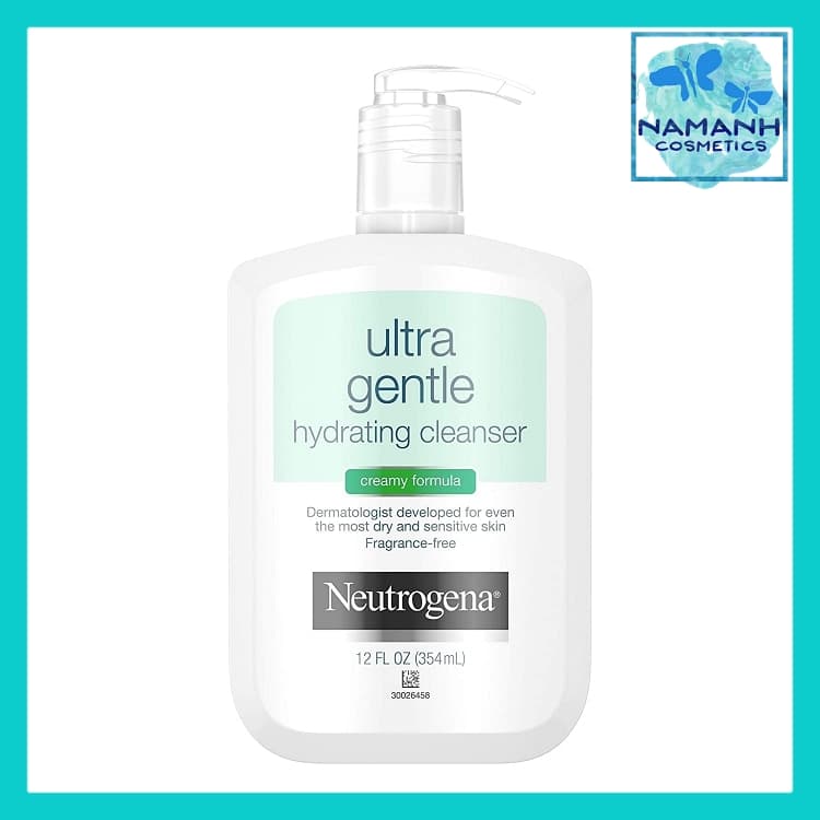 Sữa rửa mặt cho da khô nhạy cảm Neutrogena Ultra Gentle Hydrating Daily Cleanser Creamy Formula 354ml