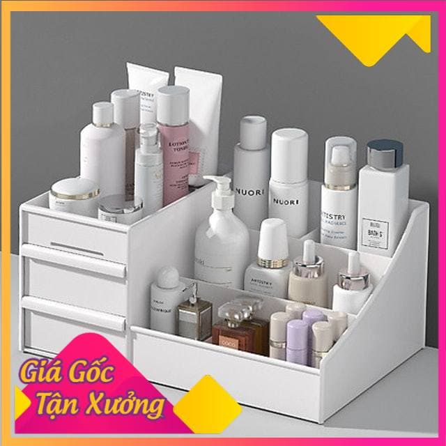 Kệ Đựng Mỹ Phẩm 3 Tầng 2 Ngăn Kéo Hộp Đựng Đồ Trang Điểm Makeup Bằng Nhựa Cao Cấp Kệ để son kệ đựng mỹ phẩm nhựa giá để son tiện lợi Kệ Đựng Đồ Dùng Cá Nhân Đựng Đồ Trang Điểm Tủ đựng mỹ phẩm mini