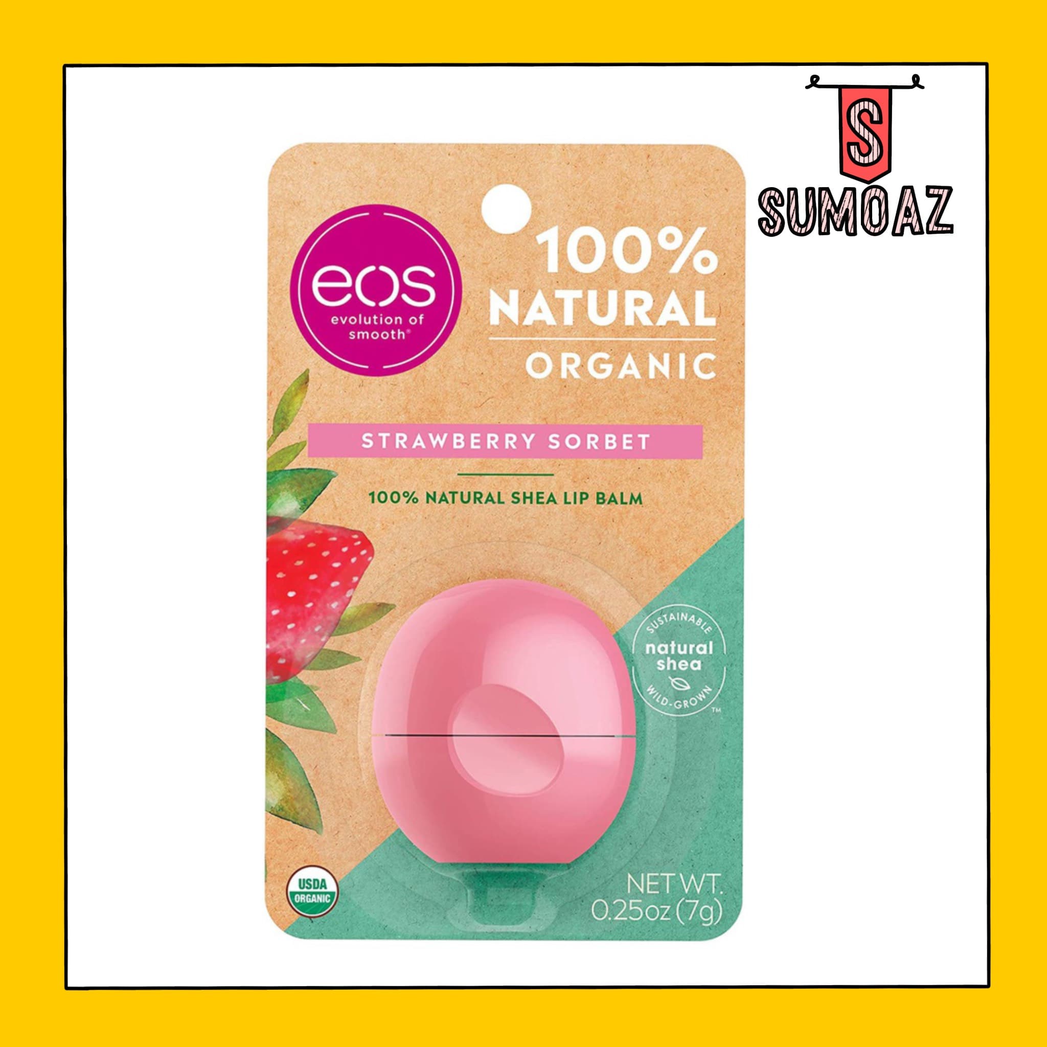 Son dưỡng hình quả trứng EOS - 7g - Nguyên hộp - Nhiều mùi hương thơm gây nghiện