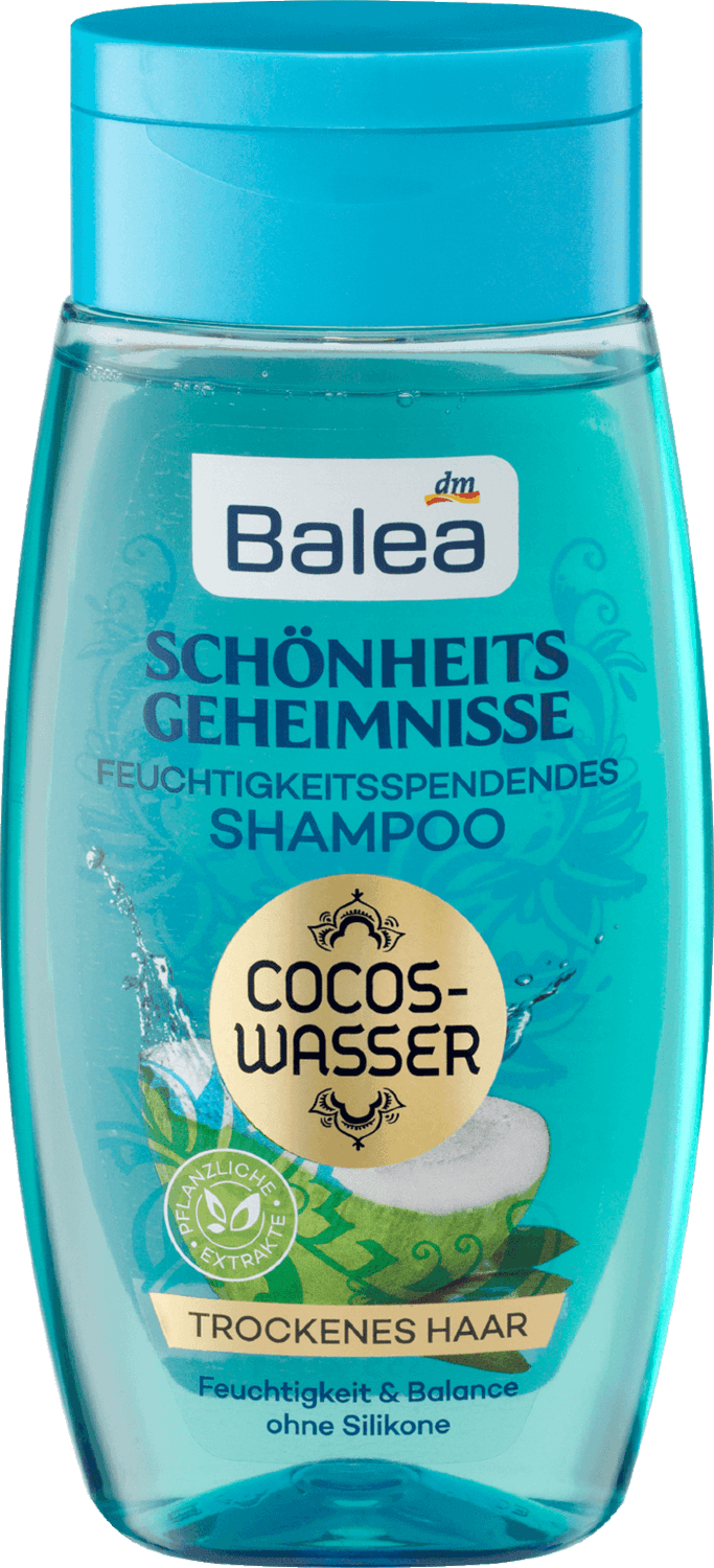 Dầu gội Balea chiết xuất tự nhiên (250ml) - Cho mái tóc suôn mượt ấn tượng - Sản phẩm nhập khẩu Châu Âu