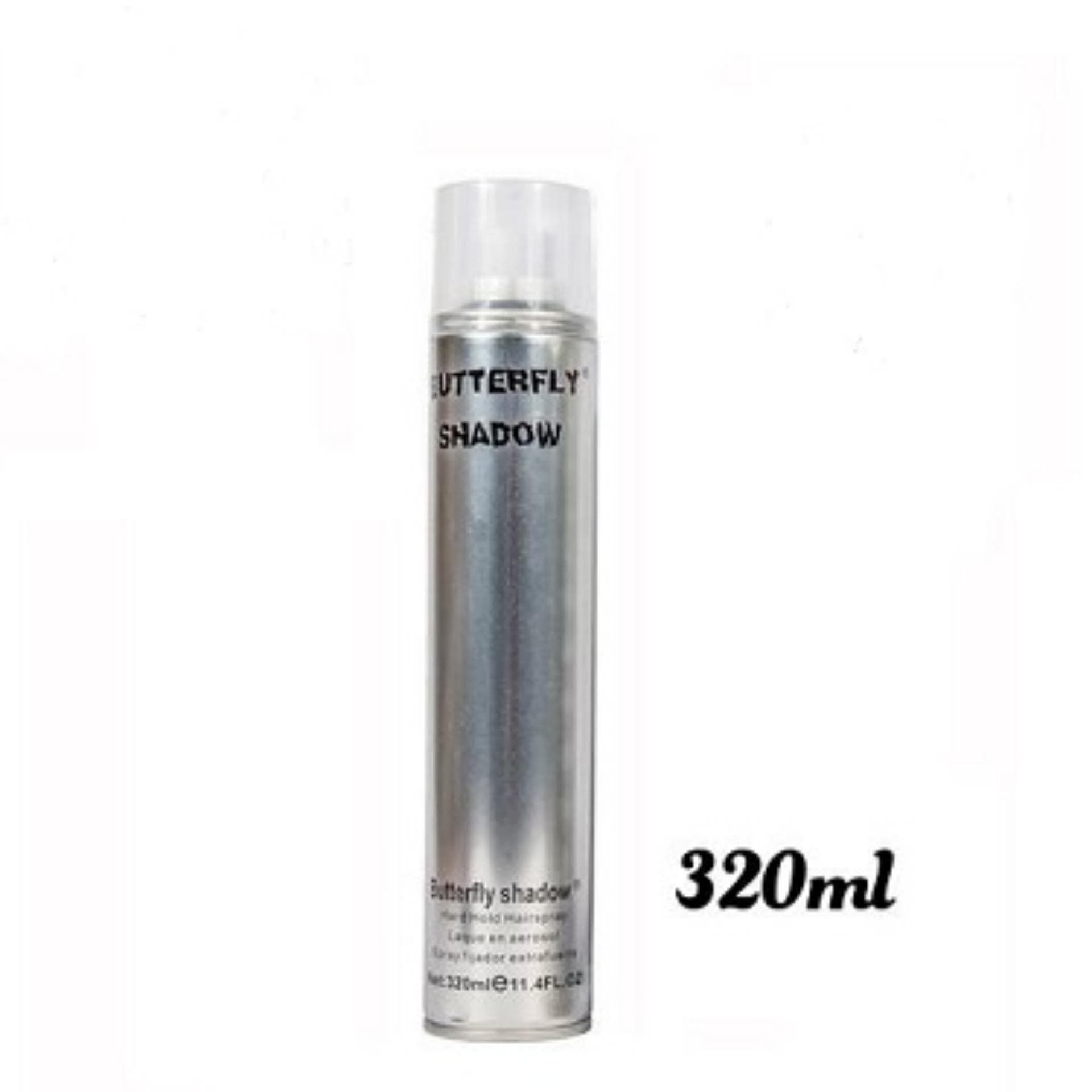 Gôm xịt tóc Butterfly Shadow 320ml keo cứng