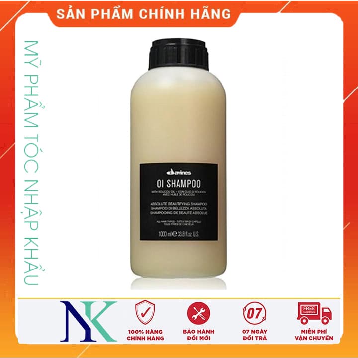 [HCM]Dầu Gội Hoàn Mỹ Ol Davines 1000Ml
