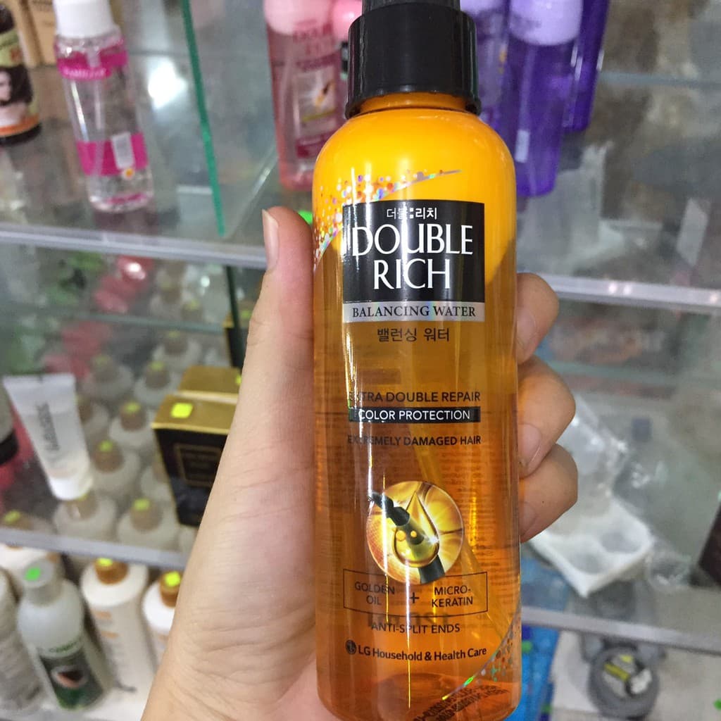 Double Rich Xịt dưỡng tóc chăm sóc tóc hư tổn 120ml-250ml hương nước hoa