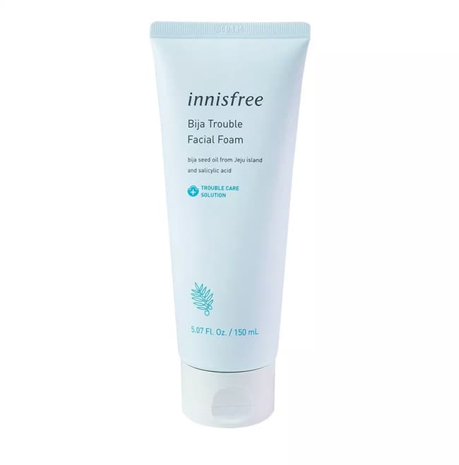 Sữa Rửa Mặt Bọt Innisfree Bija Trouble Facial Foam 150ml