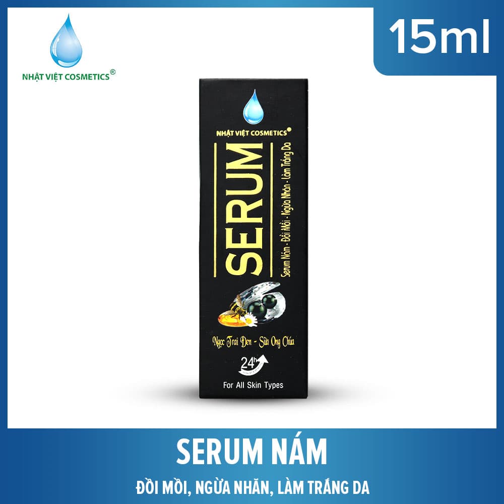 [15ml] Serum nám- đồi mồi- ngừa thâm- làm trắng da NGỌC TRAI ĐEN - Mỹ phẩm Hà Linh