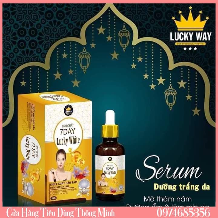 Serum Trắng Da 7 Lucky Way 30ml - [ Hàng Chuẩn Cty ]