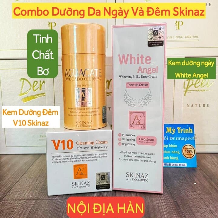COMBO DƯỠNG DA NGÀY VÀ ĐÊM SKINAZ - NỘI ĐỊA HÀN