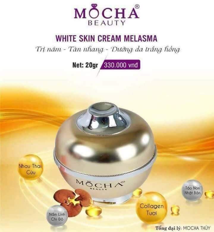 [HCM]KEM FACE NÁM MOCHA 20gr TẶNG 1 ỐNG SERUM TBG- Kem xóa mờ nám và tàn nhang
