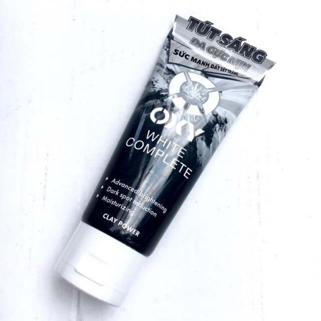 Sữa rửa mặt Oxy White Complete sức mạnh đất sét trắng 100g