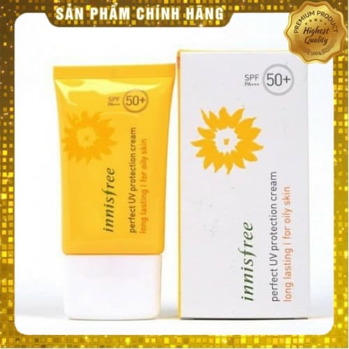 [HCM]Kem Chống Nắng Kiềm Dầu Nâng Tông Da Innisfree-Màu Vàng.Date:2025 -Thegioimypham