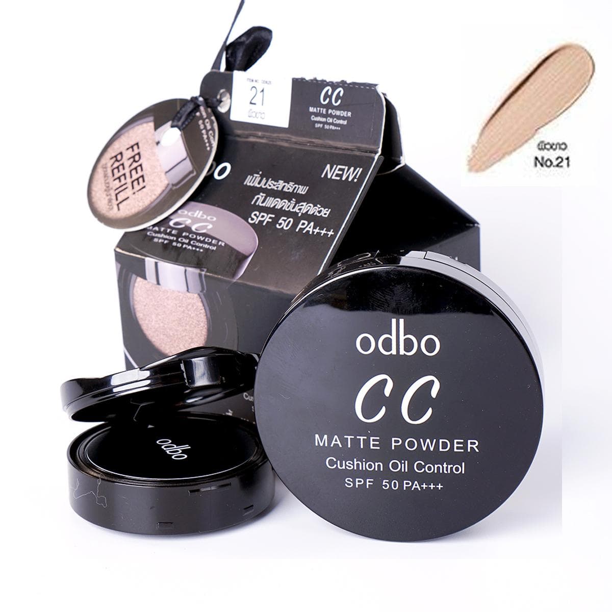 Phấn nước mỏng mịn CC Odbo Cushion Thái Lan 14g (Kèm lõi)