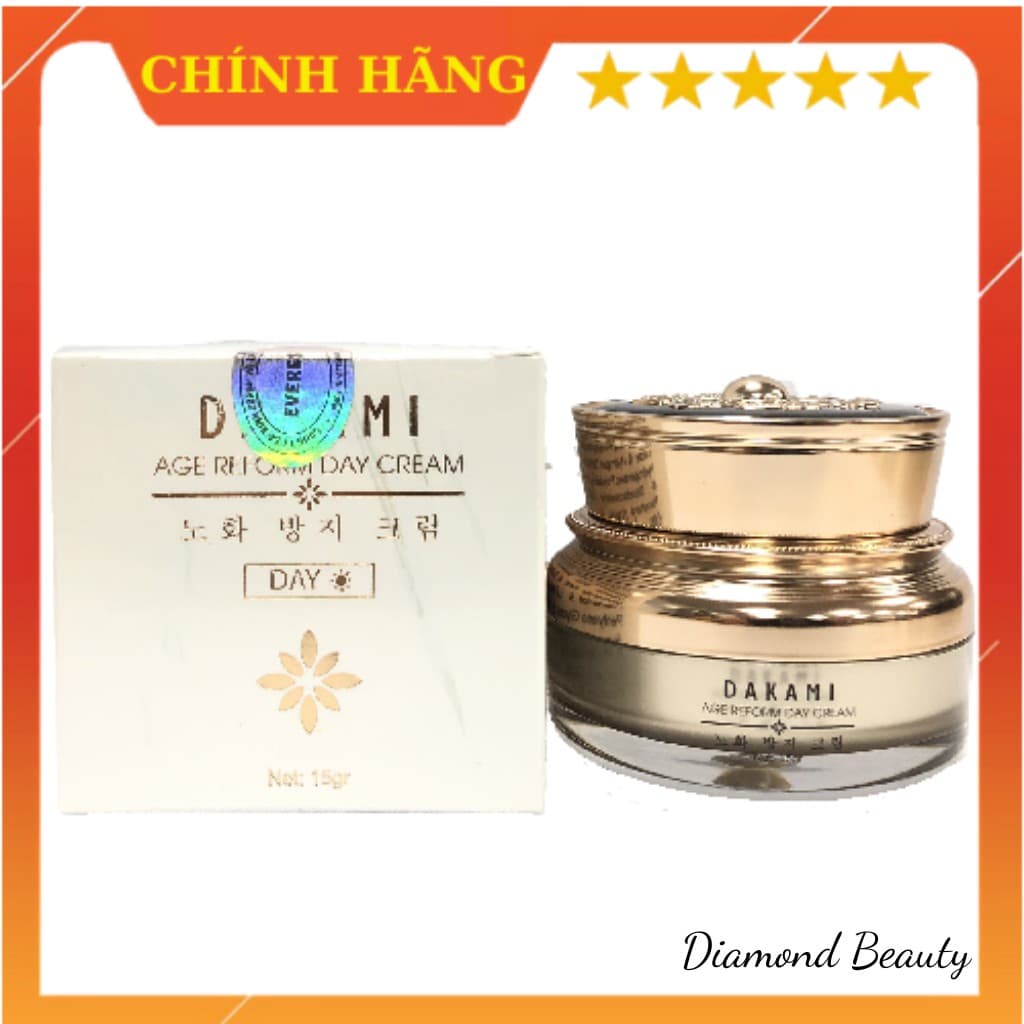 DAKAMI mẫu mới- kem chống lão hóa dưỡng da ngày và đêm
