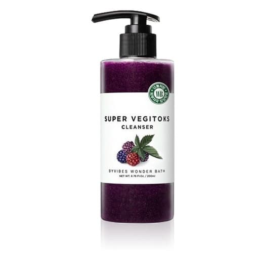 Sữa Rửa Mặt Rau Củ Kiêm Tẩy Trang Super Vegitoks Cleanser 200ml - Sủi Bọt - Thải Độc